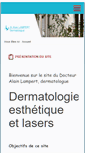 Mobile Screenshot of lampert-dermatologue.com